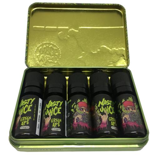 Nasty Juice Green Ape Vape E-Liquid - 5 x 10ml 3mg